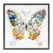 Stupell Industries Musical Butterfly Wings Framed Giclee Wall Art Design by LSR Design Studio
